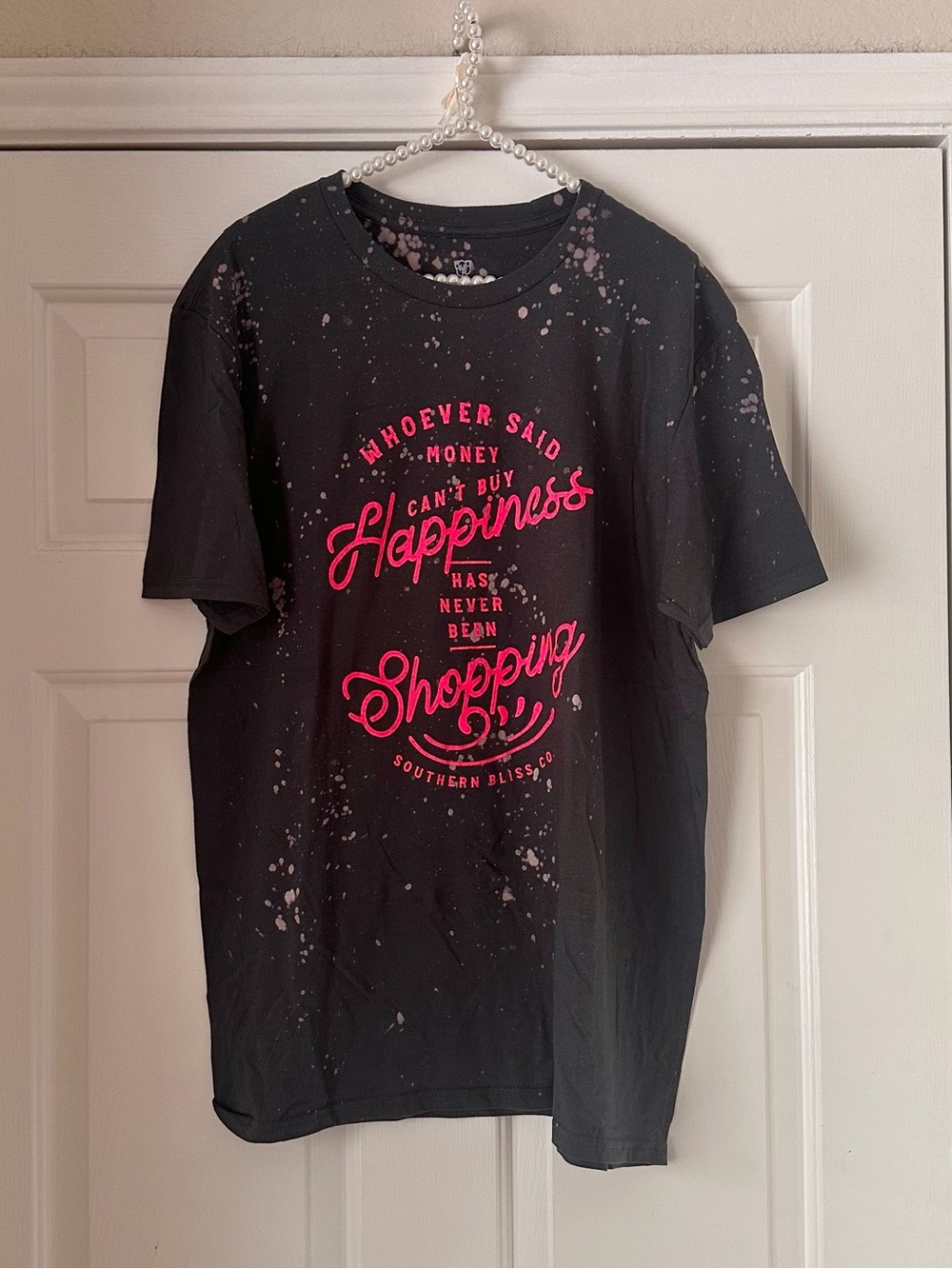 Southern Bliss Acid Wash Shopping Tee